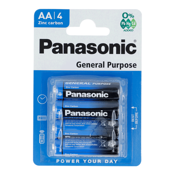 12 x 4er Panasonic Mignonbatterien (48 Teile)
